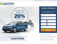 Tablet Screenshot of carsystemparceiros.com.br